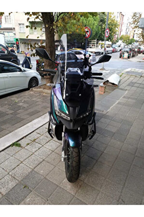 Barossa ADV 125 Siperlik Ön Cam 2024 Model 75cm Açık füme Renkli 4mm UZUN CAM