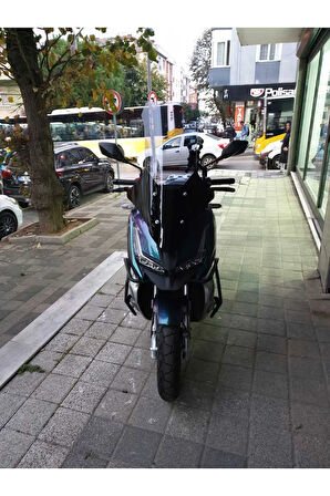 Barossa ADV 125 Siperlik Ön Cam 2024 Model 78cm Açıkfüme Renkli 4mm UZUN CAM
