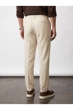 Kolay Ütülenebilir İnce Modal Pantolon Jogger - Rahat ve Şık