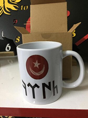 baskılı kupa - türk
