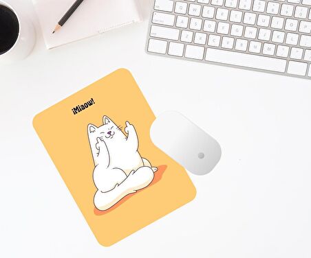 Kedi Baskılı Mouse Pad