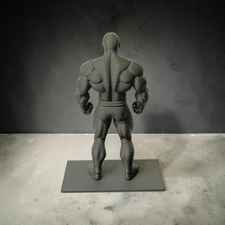 Kaslı Erkek Vücut Anatomisi Biblo - Sporcu & Fitness Temalı Masa Üstü Dekoratif Obje 6X10 cm Boyutlu