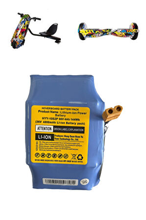 Drift Car Hoverboard Elektrikli Kaykay Scooter Tüm Modelerle Uyumlu Batarya Pil