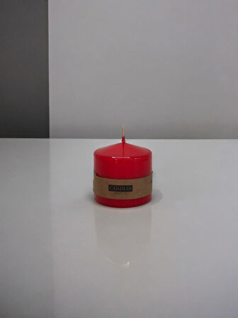 Baton Mumu 60 mm çap Silindir mum 60 mm boy gövde boya