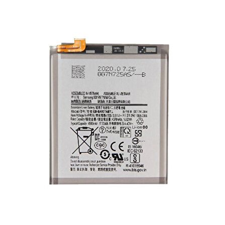  Samsung Galaxy S20 G980F ile Uyumlu İthal Pil