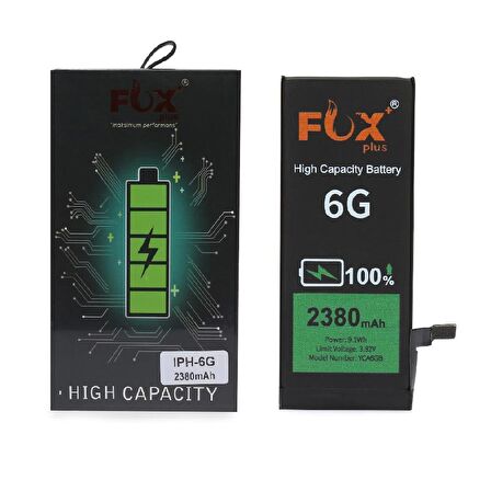  Apple iPhone 6 Plus ile Uyumlu Güçlendirilmiş Pil