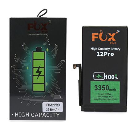  Apple iPhone 12 Pro Max ile Uyumlu Güçlendirilmiş Pil