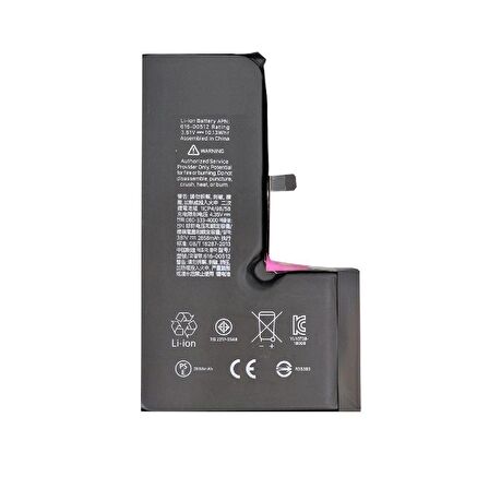  Apple iPhone XS Max ile Uyumlu İthal Pil