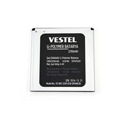  Vestel Venüs V5010 ile Uyumlu İthal Pil