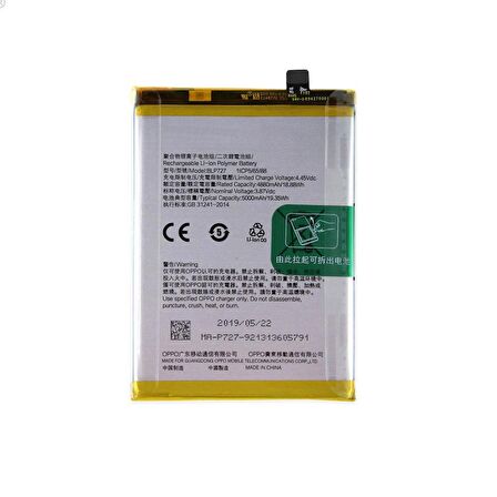  Oppo A12 ile Uyumlu İthal Pil Blp727