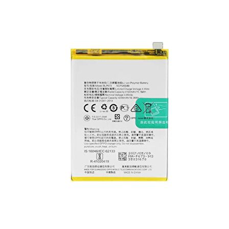  Oppo A52 ile Uyumlu İthal Pil Blp781