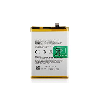  Oppo A72 ile Uyumlu İthal Pil Blp781