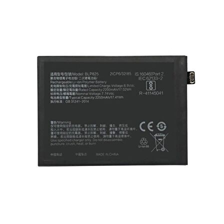  Oppo Reno Z ile Uyumlu İthal Pil Blp717