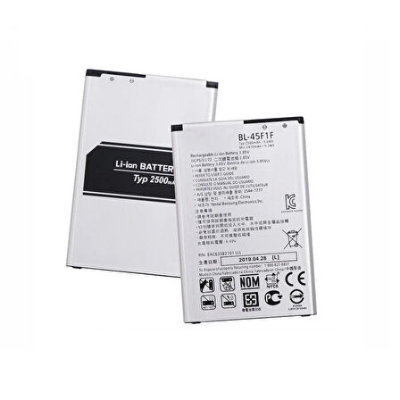  LG K10 ile Uyumlu İthal Pil BL45A1H