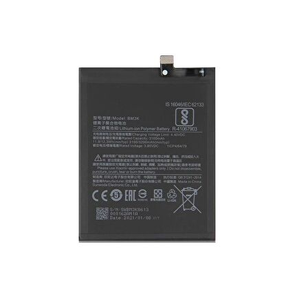  Xiaomi Mi Note 3 BM3A ile Uyumlu İthal Pil