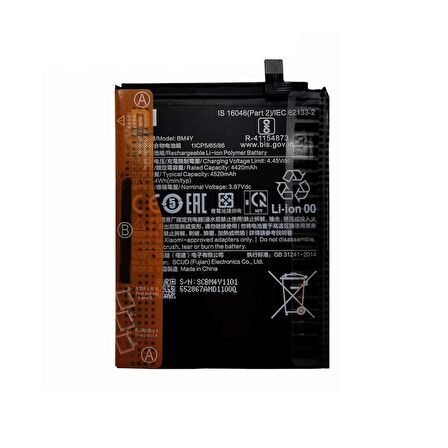  Xiaomi Redmi Note 2 BM45 ile Uyumlu İthal Pil