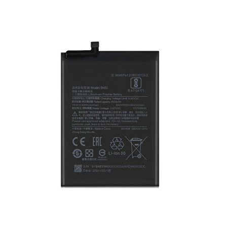  Xiaomi Redmi Note 10S BN59 ile Uyumlu İthal Pil