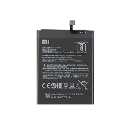  Xiaomi Redmi 6 BN37 ile Uyumlu İthal Pil