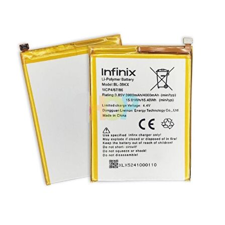  Infinix Hot 7 Pro ile Uyumlu İthal Pil BL39KX