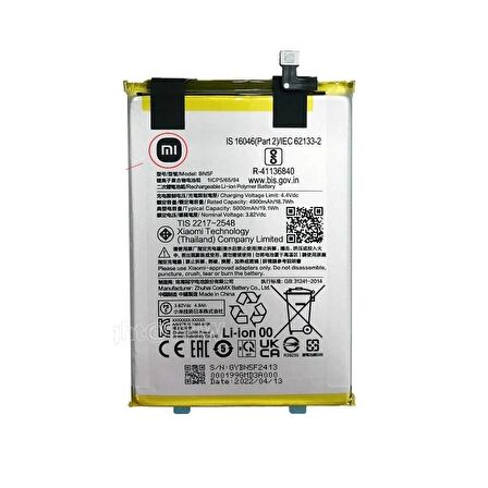  Xiaomi Poco C55 BN5K ile Uyumlu İthal Pil