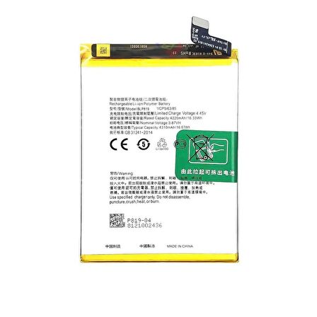  Oppo Realme 7i ile Uyumlu İthal Pil BLP803