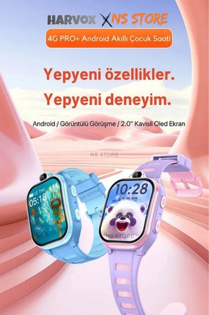 4G Bağlantılı Akıllı Çocuk Saati, GPS Konum Takibi ve Görüntülü Konuşma Özellikli