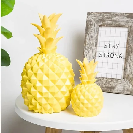 Ananas Şeklinde Desenli Büyük Boy Pilli Masa Ve Gece Lambası Bx40