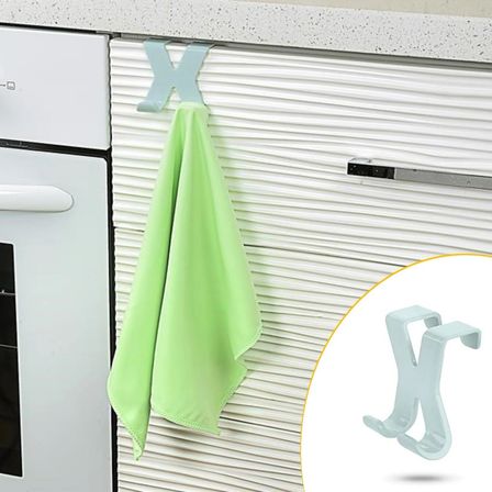 Mutfak Banyo Dolap Kapağına Takılan Meta Havlu Askılığı Aparatı Bx40