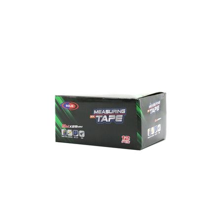 12 Adet Measurıng Tape 5mtx25mm Şerit Metre Bx40