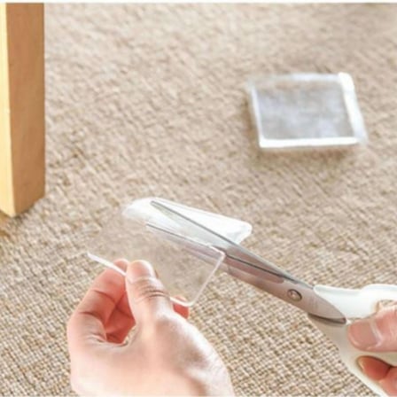 4 Adet Silikon Şeffaf Koltuk Mobilya Masa Beyaz Eşya Yazıcı Koruyucu Kaydırmaz Dayanıklı Pedler Bx40