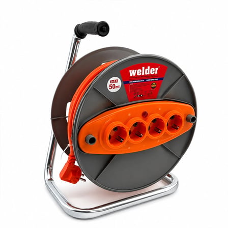 3x2.5mm 50mt Makaralı Uzatma Kablo Ct Welder Bx40