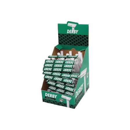 Derby Tek Bıçak 100pcs Banyo Saplı Jilet Bx40