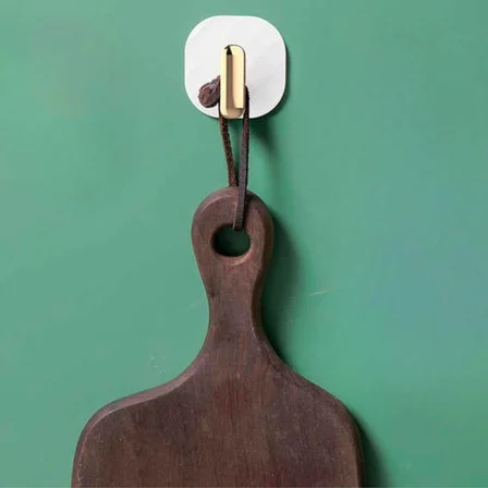 2li Yapışkanlı Retro Askılık Dolap Kapak Kulpu Beyaz Bx40