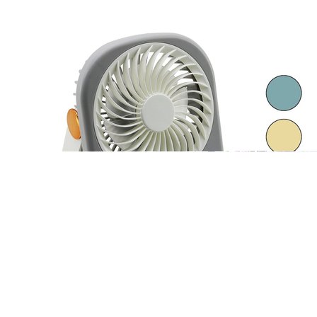Işıklı Mini Fan Masa Üstü Usb Şarjlı 2in1 Kulp=taşıma - Duruş 3 Kademe Hız 15.5x12cm Bjj-565 Bx40