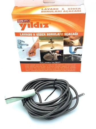 Lavabo Ve Gider Boru Açacağı (3 Metre) Bx40