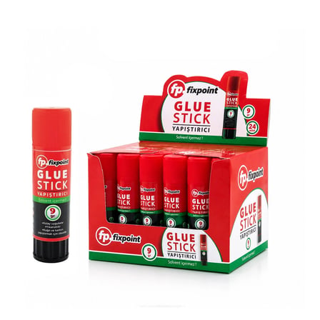 24 Adet 9gr Stıck Yapıştırıcı Solvent İçermez Yıkanabilir Kolay Uygulama Kağıt - Karton Yapıştırıcı Stick Bx40