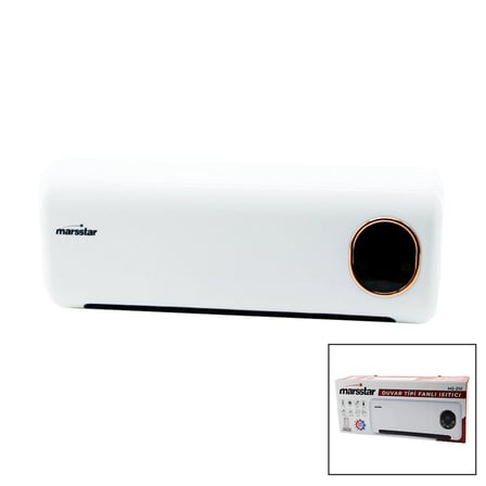 Kumandalı  Duvar Tipi Fanlı Isıtıcı Soğuk - Sıcak Led Kontrol Ekranı 2000w Ms-210 Ms-400 Bx40