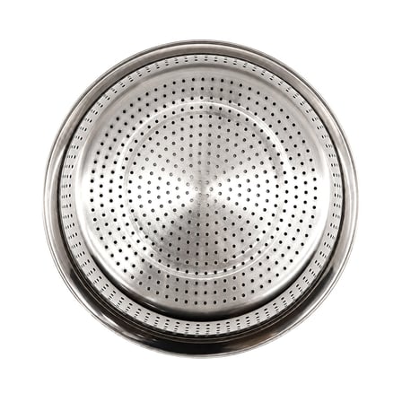 28cm Kulpsuz Paslanmaz Metal Sepet Süzgeç Bx40