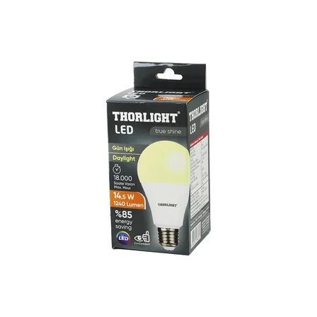 10 Adet Thorlıght A-70 12b 14.5w E27 Günışık Led Ampul Bx40