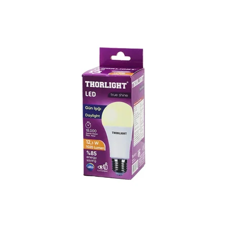 12.3w E27 Günışık Led Ampul Bx40