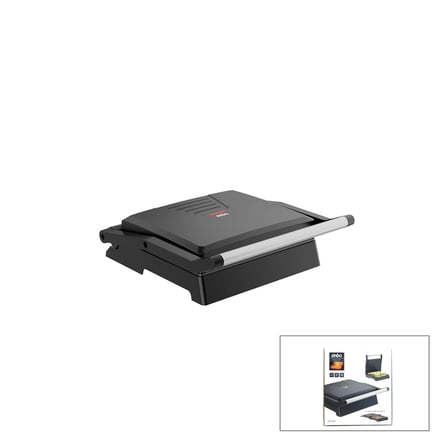 Elektrikli Tost Makinesi 4 Dilim 180° Açılır Üst Gövde = Izgara Kullanım 1000w Ssm-2594 Bx40