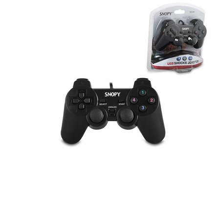 Ps3 Siyah Oyun Kolu Analog Titreşimli Usb Kablo 15 Tuş - 2 Analog - 8 Yön Tetikleyici 1.8mt Kablo Bx40