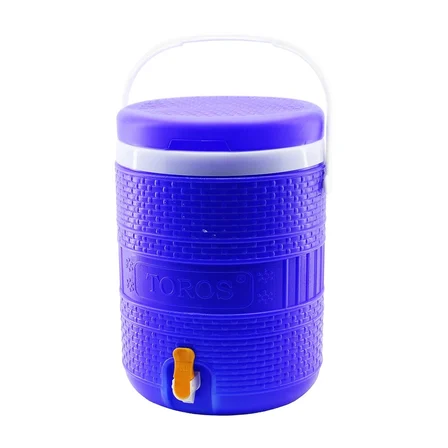 Toros  20lt   Yuvarlak   Termos   Mavi Plastik   Musluklu - Taşıma Kulplu   Brkt-504217 Bx40