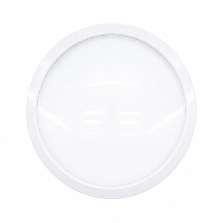 20w Beyaz Metal Kasa Sıva Üstü Yuvarlak Ledli Glop Armatür Ip20 6500k - 1800lm E1212/b Bx40