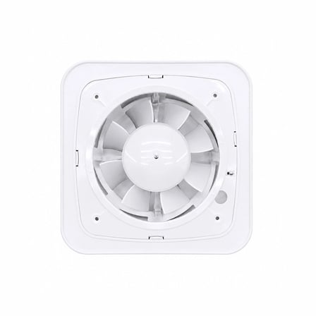 Plastik Aspiratör 120 Beyaz Banyo Tuvalet Havalandırma Aspiratörü 16w 1900rpm 80m3/h Ebt-120sb Bx40