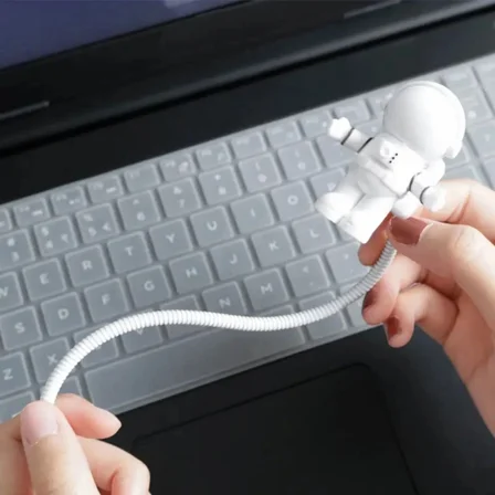 Usb Astronot Gece Lambası, Masa Lambası, Kitap Okuma Lambası Işığı Bx40