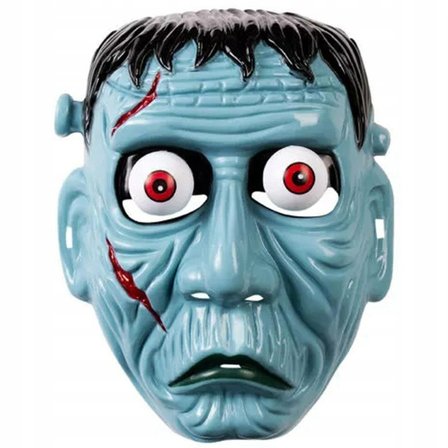 Frankenstein Temalı Sallanan Oynar Gözlü Maske Bx40