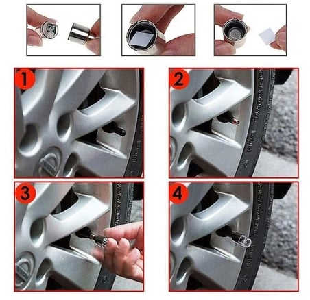 Işıklı Bisiklet Araba Sibop Kapağı 2 Adet Bx40
