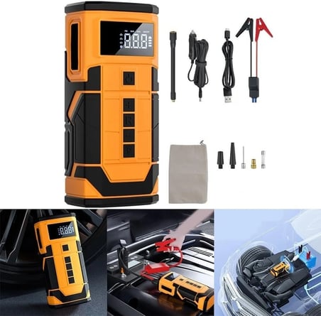 4in1 10.000mah Akü Takviyeli, Powerbanklı Reflektörlü Bx40
