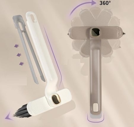 Döner Başlıklı Temizlik Fırçası Cımbızlı Bx40